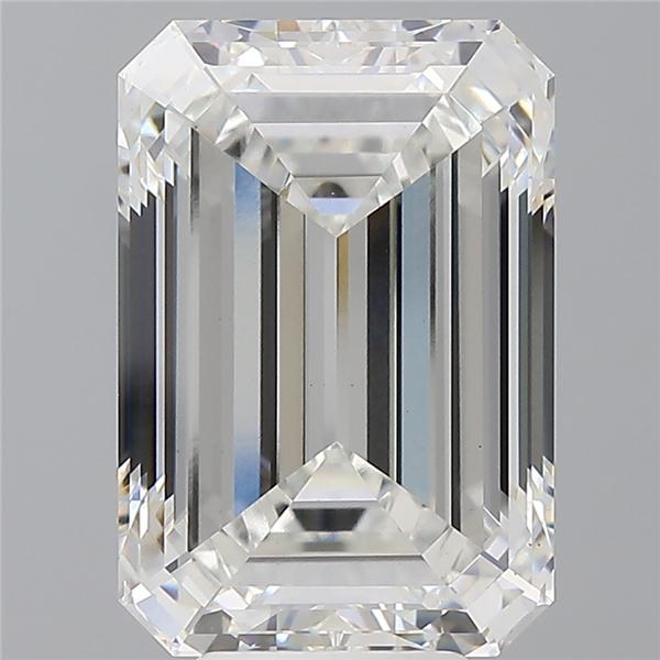 7.06 ct. emerald Lab Grown Diamond front image