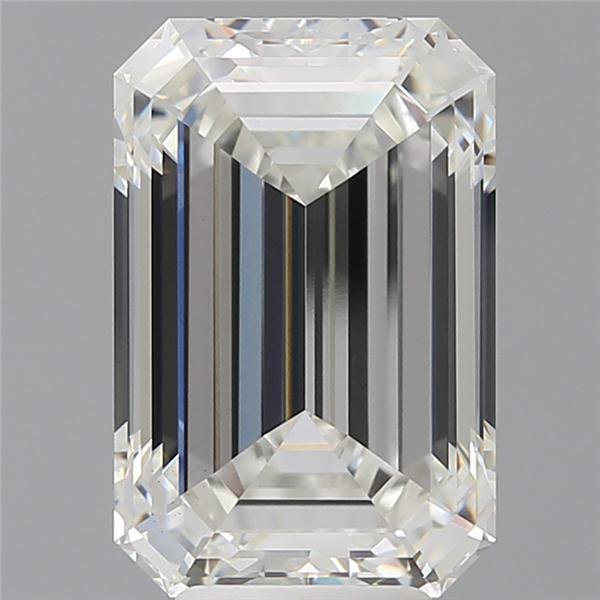 6.55 ct. emerald Lab Grown Diamond front image