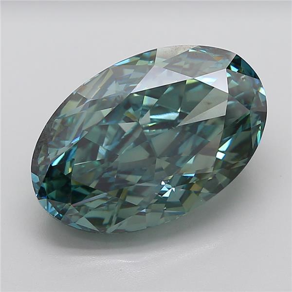 15.09 ct. oval Lab Grown Diamond front image