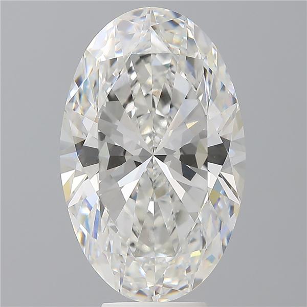 7.09 ct. oval Lab Grown Diamond front image