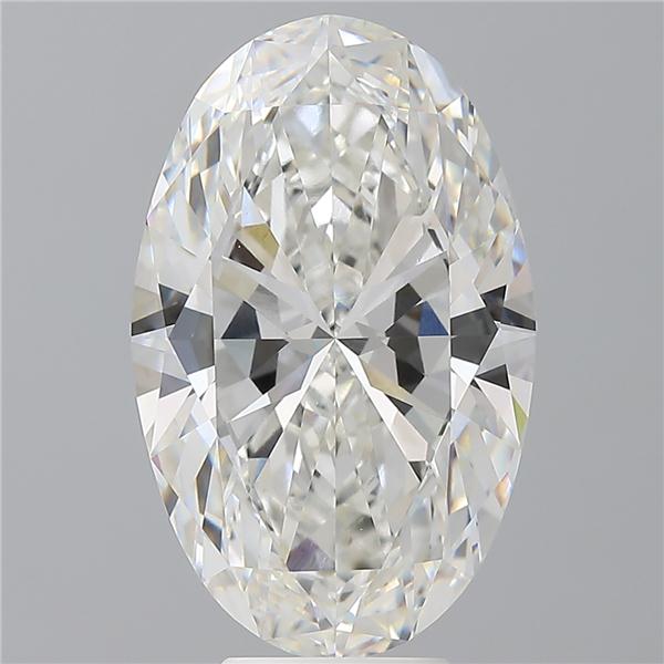 7.09 ct. oval Lab Grown Diamond front image