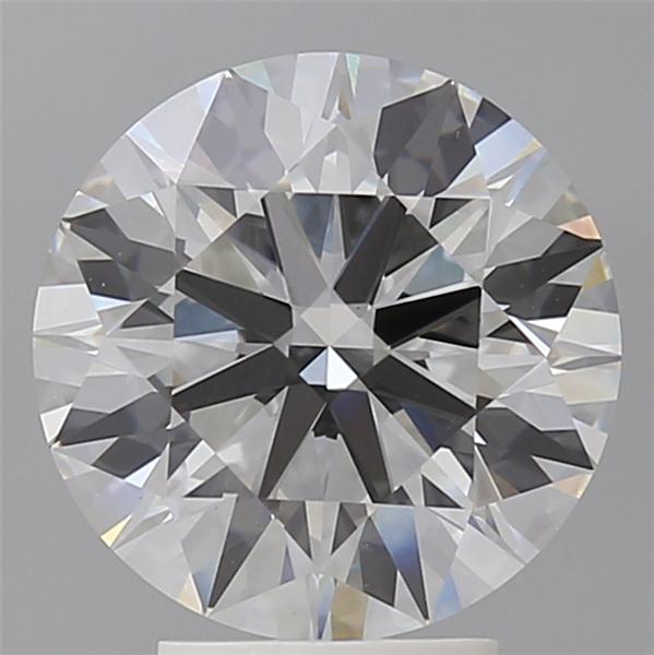4.10 ct. round Lab Grown Diamond front image