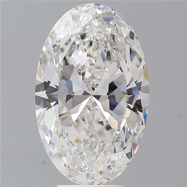 6.55 ct. oval Lab Grown Diamond front image