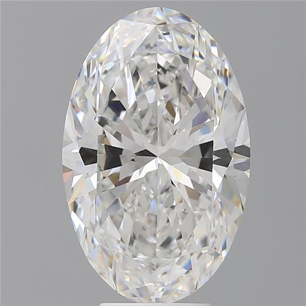 6.51 ct. oval Lab Grown Diamond front image