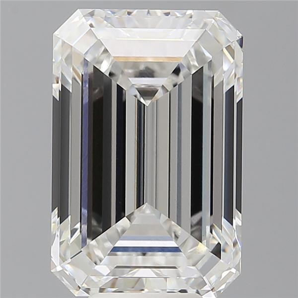 8.09 ct. emerald Lab Grown Diamond front image