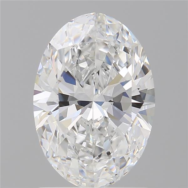 1.57 ct. oval Lab Grown Diamond front image