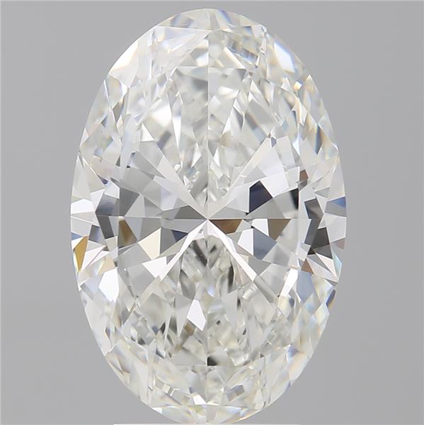 3.98 ct. oval Lab Grown Diamond front image