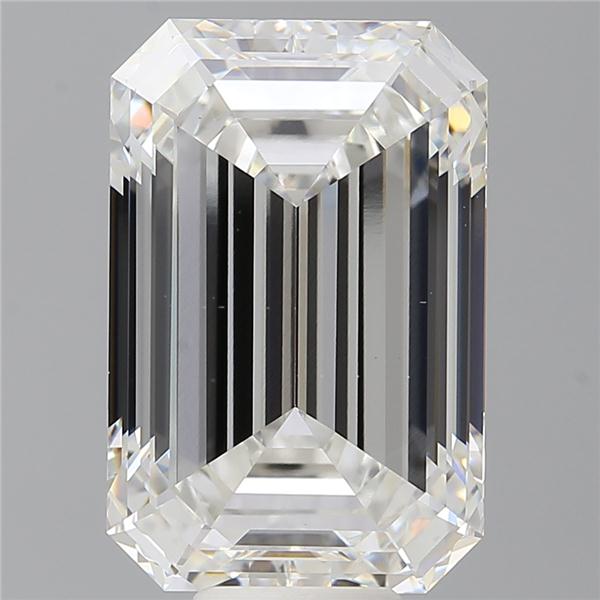 11.57 ct. emerald Lab Grown Diamond front image