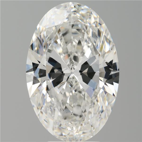 6.54 ct. oval Lab Grown Diamond front image
