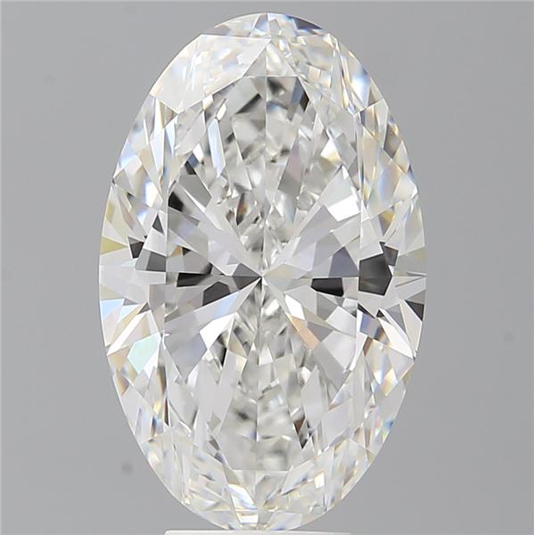 7.05 ct. oval Lab Grown Diamond front image