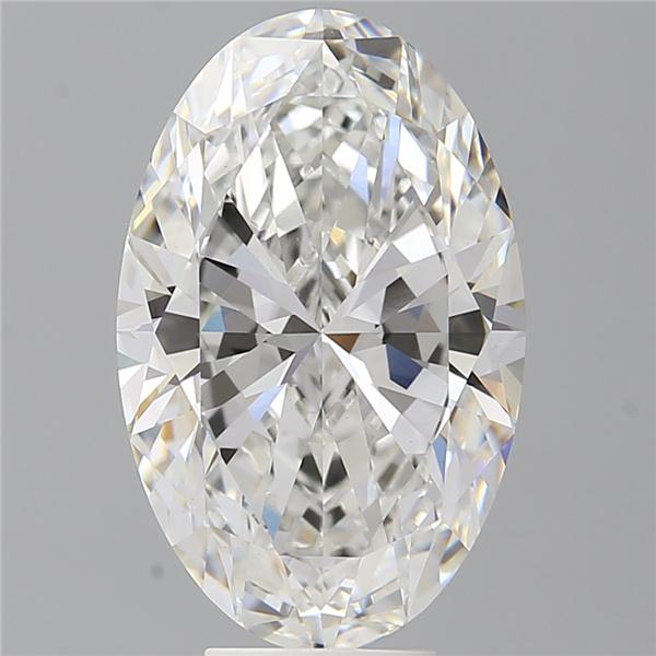 7.05 ct. oval Lab Grown Diamond front image