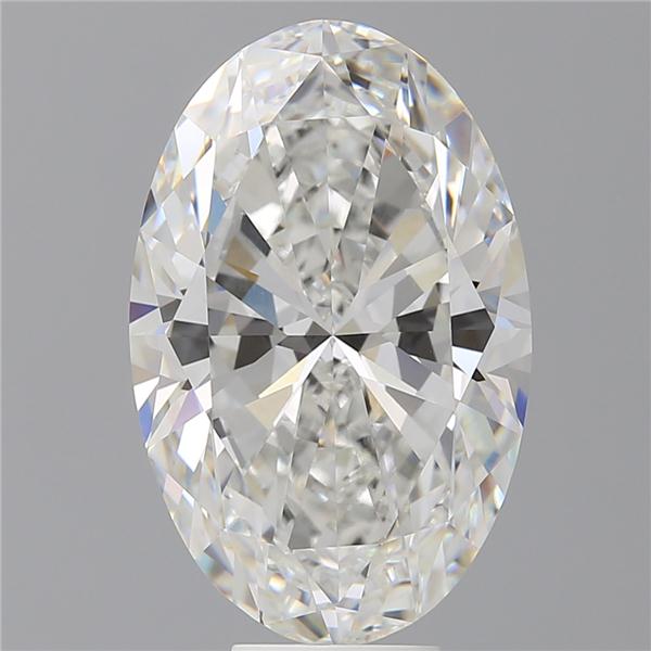 9.50 ct. oval Lab Grown Diamond front image