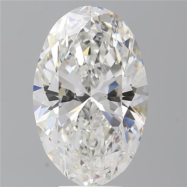7.59 ct. oval Lab Grown Diamond front image