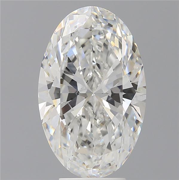 5.53 ct. oval Lab Grown Diamond front image