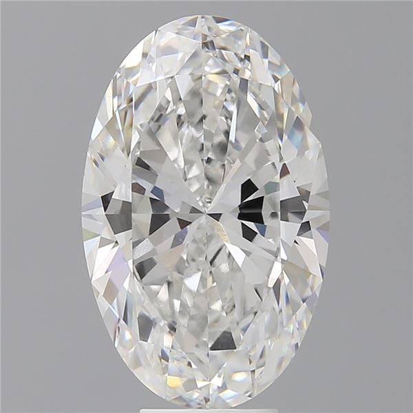 7.58 ct. oval Lab Grown Diamond front image