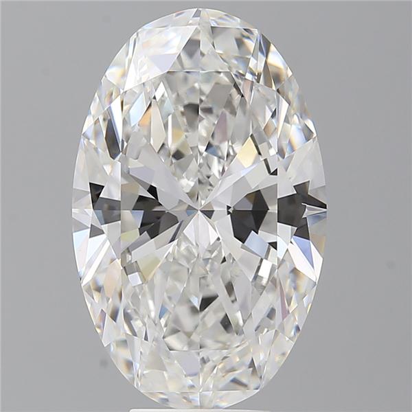 7.55 ct. oval Lab Grown Diamond front image