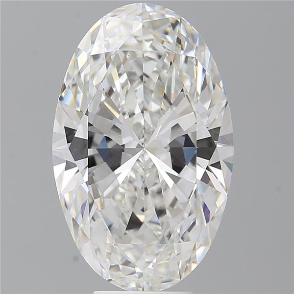 7.59 ct. oval Lab Grown Diamond front image