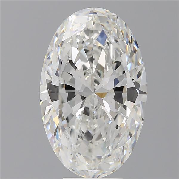 7.04 ct. oval Lab Grown Diamond front image