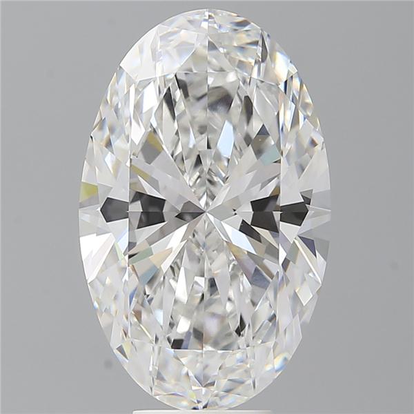 7.58 ct. oval Lab Grown Diamond front image