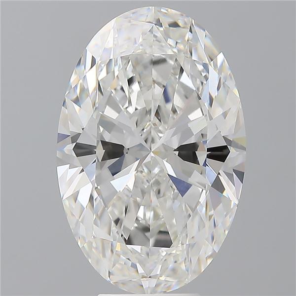 7.57 ct. oval Lab Grown Diamond front image