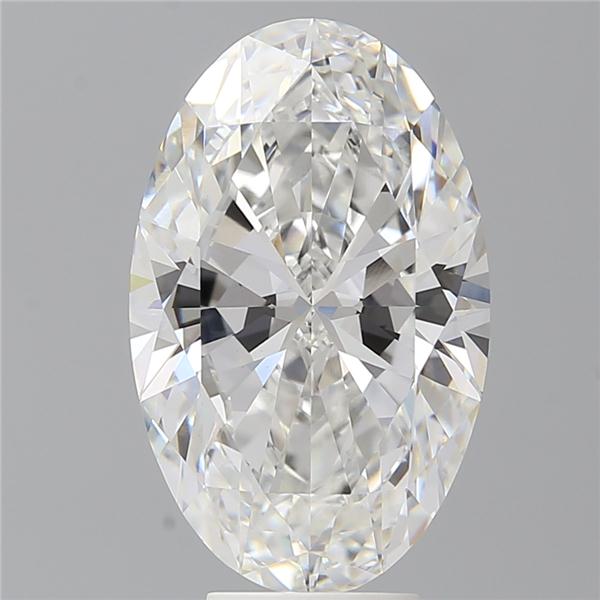 6.55 ct. oval Lab Grown Diamond front image