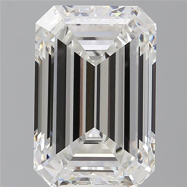 8.09 ct. emerald Lab Grown Diamond front image
