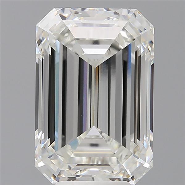 7.60 ct. emerald Lab Grown Diamond front image