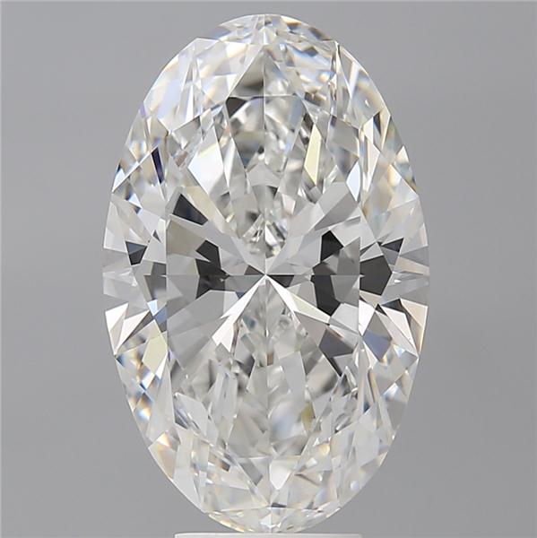 6.54 ct. oval Lab Grown Diamond front image
