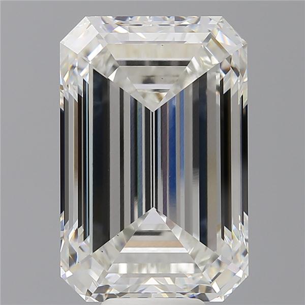 12.53 ct. emerald Lab Grown Diamond front image