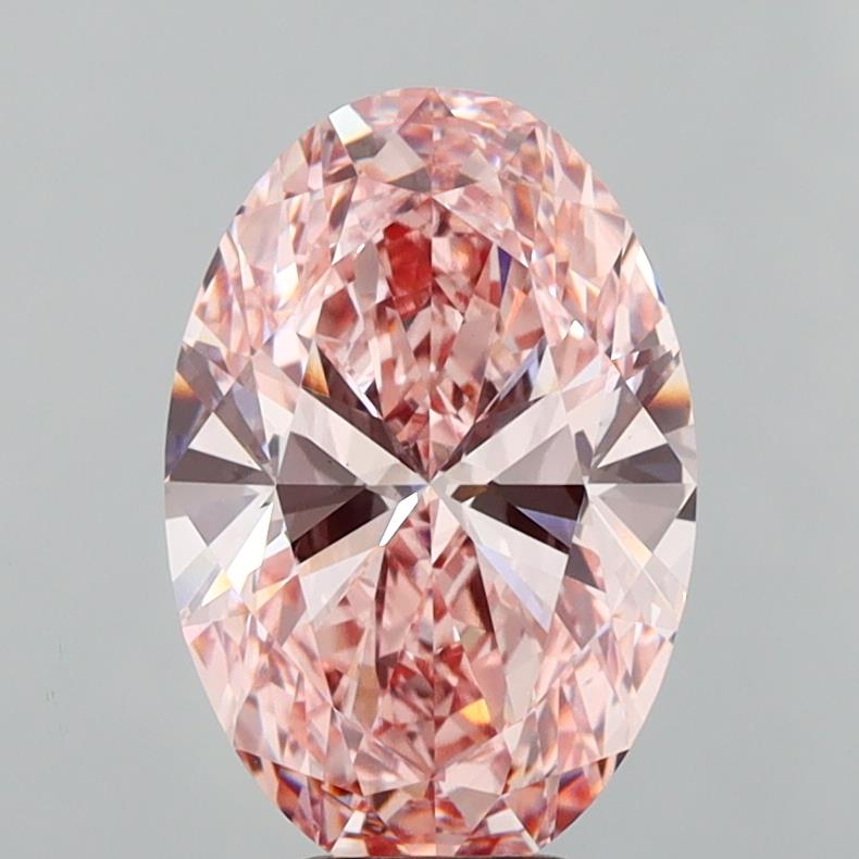 5.79 ct. oval Lab Grown Diamond front image