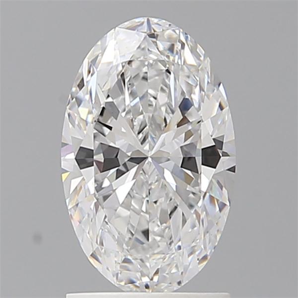 1.56 ct. oval Lab Grown Diamond front image