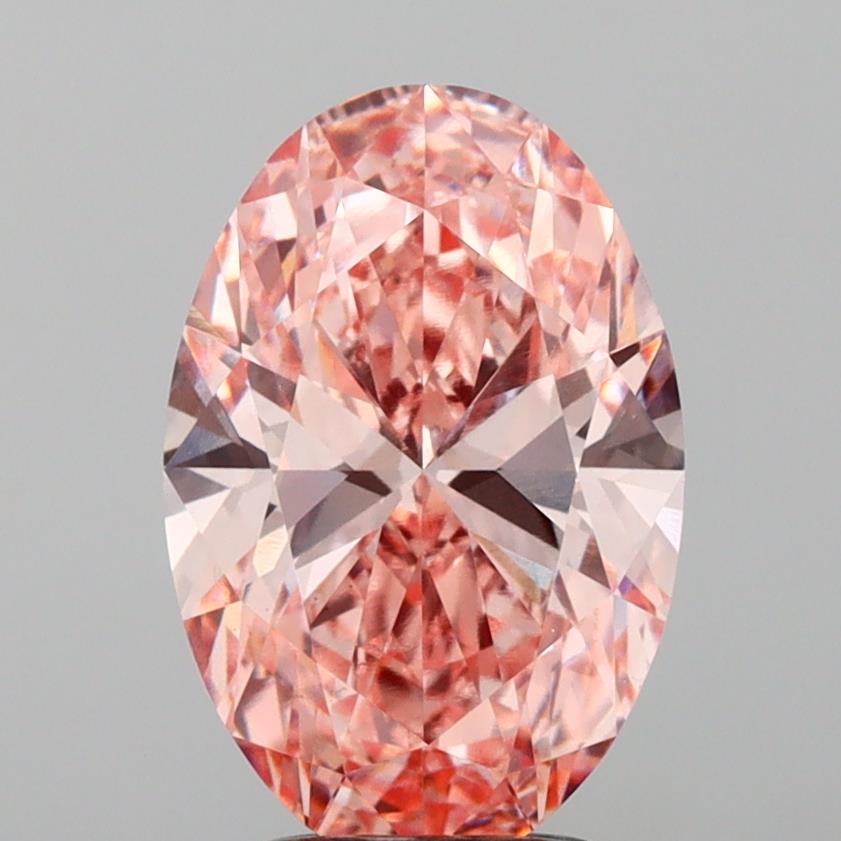 3.01 ct. oval Lab Grown Diamond front image