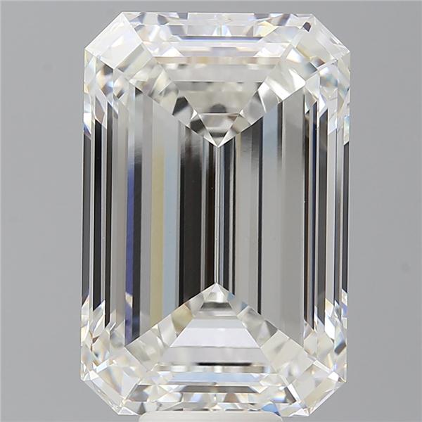 12.59 ct. emerald Lab Grown Diamond front image