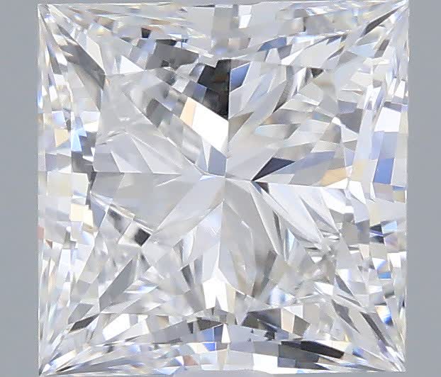 1.24 ct. princess Lab Grown Diamond front image
