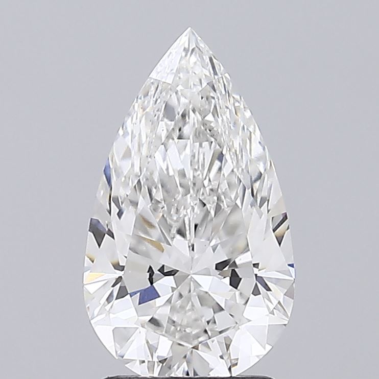 2.02 carat f VS1 EX Cut IGI pear diamond
