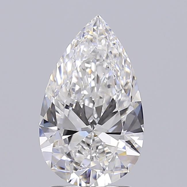 2.01 carat d VS1 EX Cut IGI pear diamond