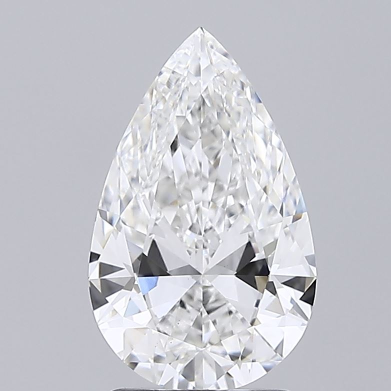 2.1 carat e VS1 EX Cut IGI pear diamond