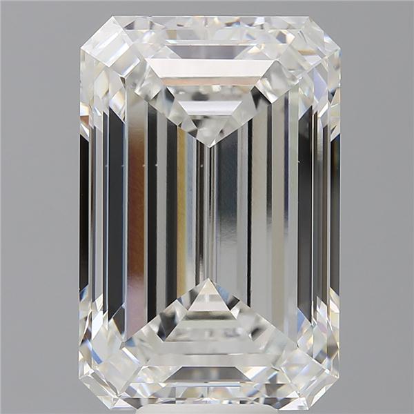 12.59 ct. emerald Lab Grown Diamond front image
