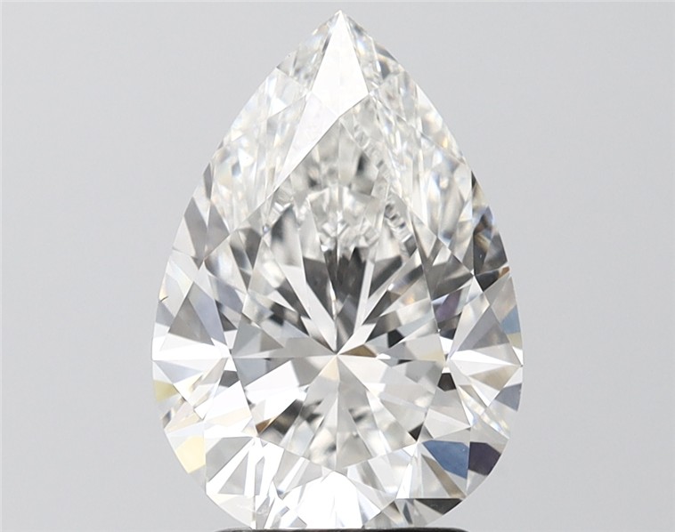 3.01 carat f VVS2 EX Cut IGI pear diamond