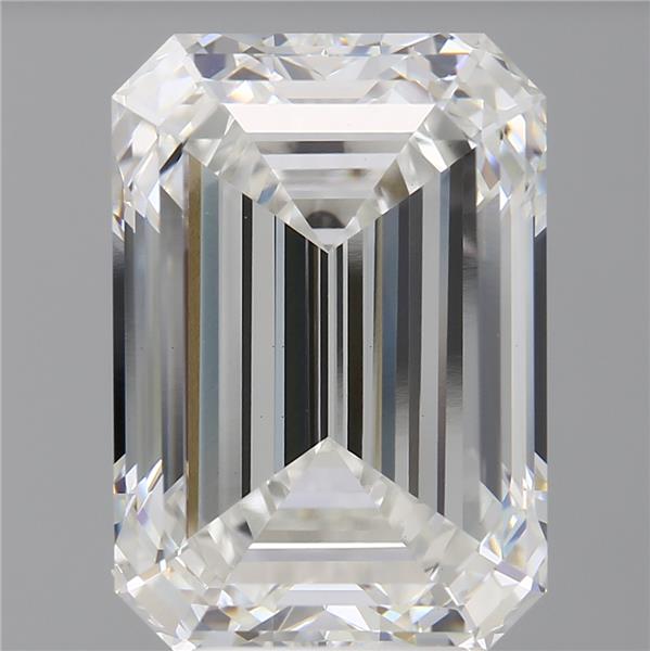 7.09 ct. emerald Lab Grown Diamond front image