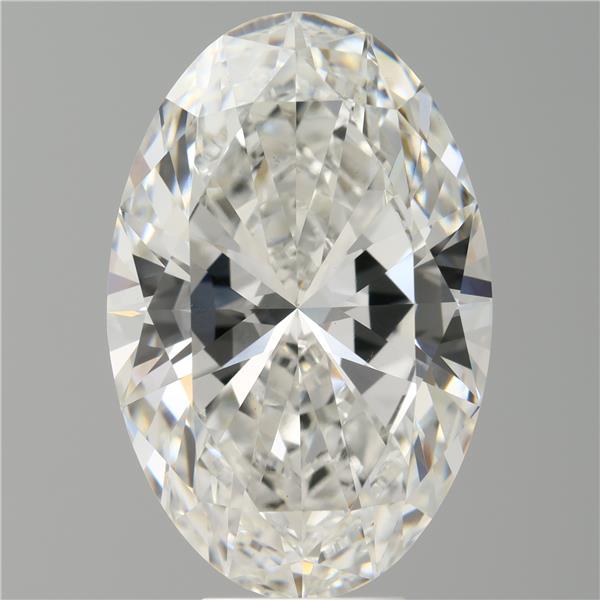 8.10 ct. oval Lab Grown Diamond front image