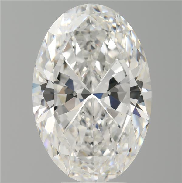 7.04 ct. oval Lab Grown Diamond front image