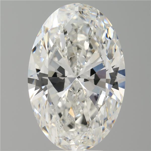7.09 ct. oval Lab Grown Diamond front image