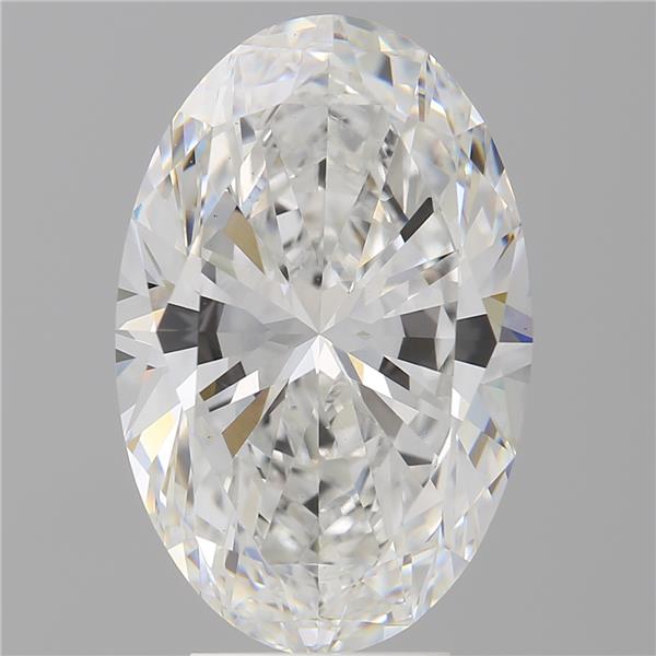 5.50 ct. oval Lab Grown Diamond front image