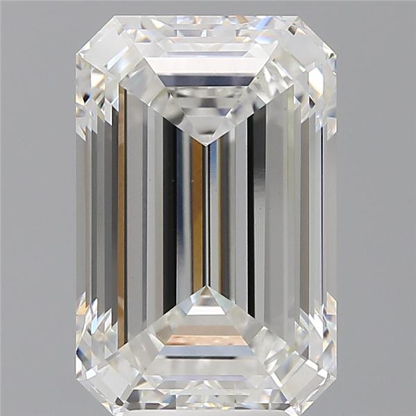 7.05 ct. emerald Lab Grown Diamond front image