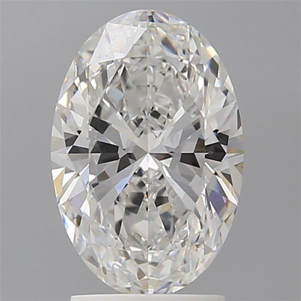 2.54 ct. oval Lab Grown Diamond front image