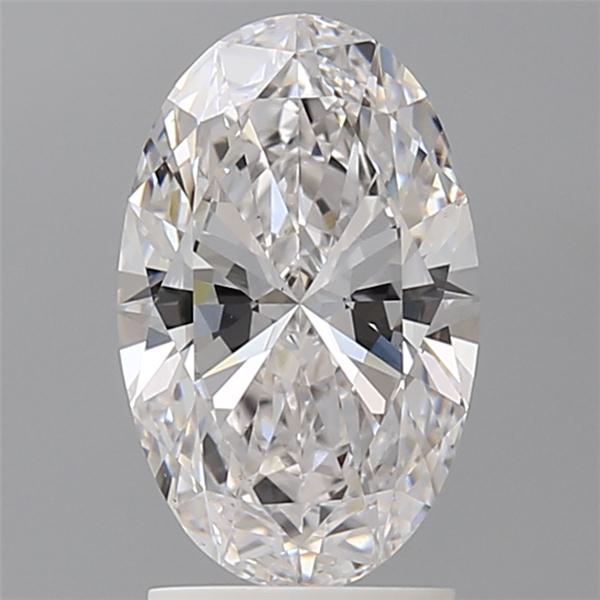 2.10 ct. oval Lab Grown Diamond front image