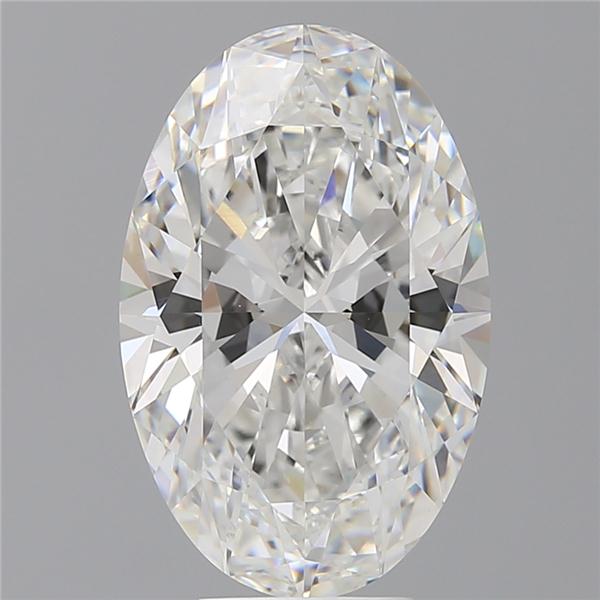 6.51 ct. oval Lab Grown Diamond front image