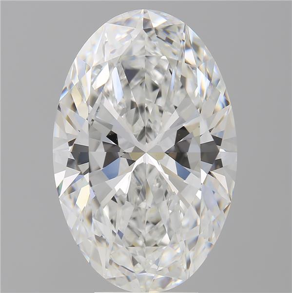 7.05 ct. oval Lab Grown Diamond front image