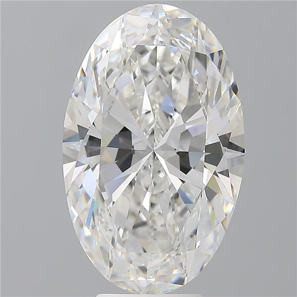 6.55 ct. oval Lab Grown Diamond front image